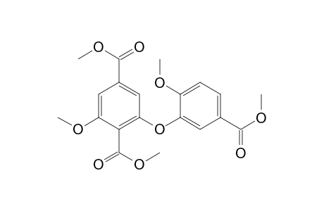 2-(5-carbomethoxy-2-methoxy-phenoxy)-6-methoxy-benzene-1,4-dicarboxylic acid dimethyl ester