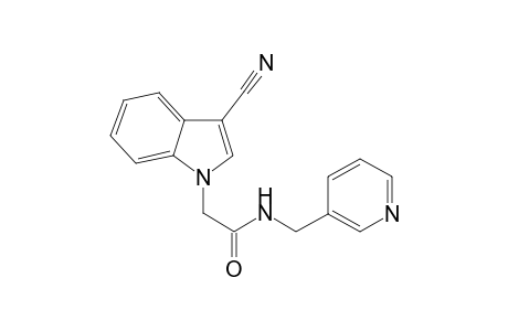 2-(3-Cyano-1H-indol-1-yl)-N-(3-pyridinylmethyl)acetamide
