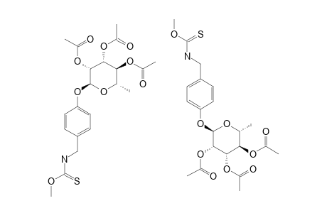 O-METHYL-4-[(2',3',4'-TRI-O-ACETYL-ALPHA-L-RHAMNOPYRANOSYLOXY)-BENZYL]-THIOCARBAMATE-(E)