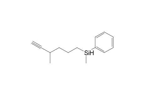 3-Methyl-6-(methylphenylsilyl)-1-hexyne
