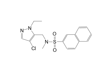 2-naphthalenesulfonamide, N-[(4-chloro-1-ethyl-1H-pyrazol-5-yl)methyl]-N-methyl-