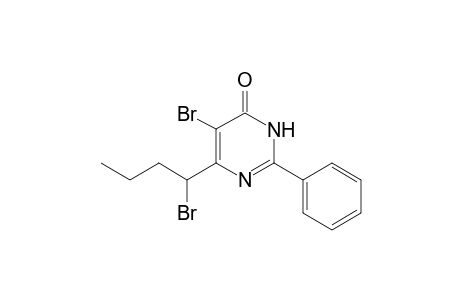 5-Bromo-6-(1-bromobutyl)-2-phenylpyrimidin-4(3H)-one