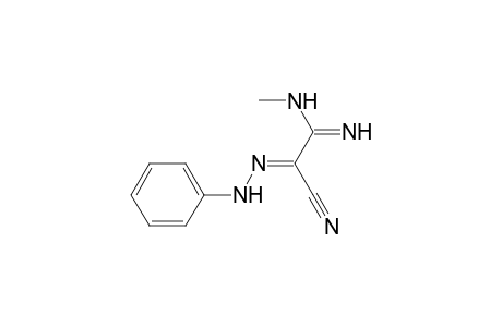 Ethanimidamide, 2-cyano-N-methyl-2-(phenylhydrazono)-