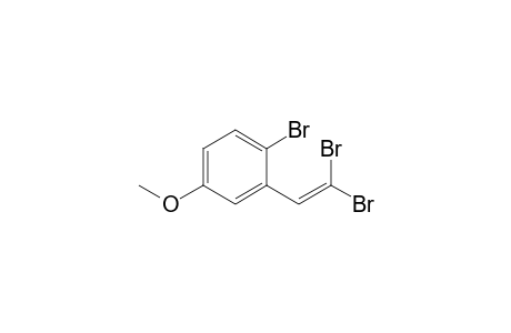 1-Bromo-2-(2,2-dibromovinyl)-4-methoxybenzene