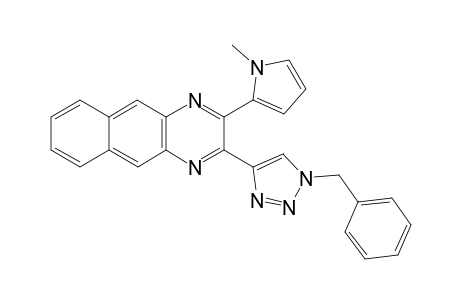 2-(1-Benzyl-1H-1,2,3-triazol-4-yl)-3-(1-methyl-1H-pyrrol-2-yl)benzo[g]quinoxaline