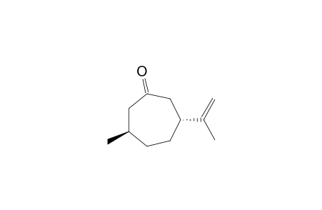 (3R,6R)-3-isopropenyl-6-methyl-cycloheptanone