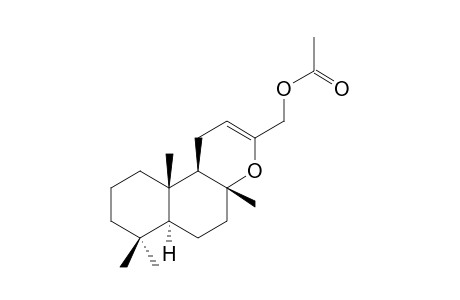 8-ALPHA,13-BETA-EPOXY-14,15-BISNORLABD-12-EN-16-YL-ACETATE