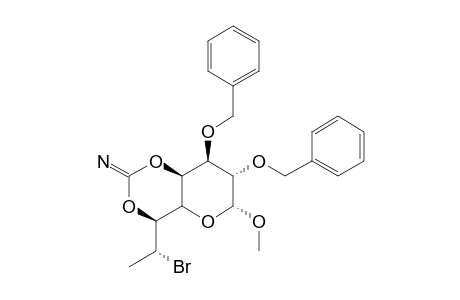 METHYL-2,3-DI-O-BENZYL-7-BROMO-4,6-O-CARBONIMIDOYL-7,8-DIDEOXY-BETA-L-THREO-D-GALACTO-OCTOSIDE