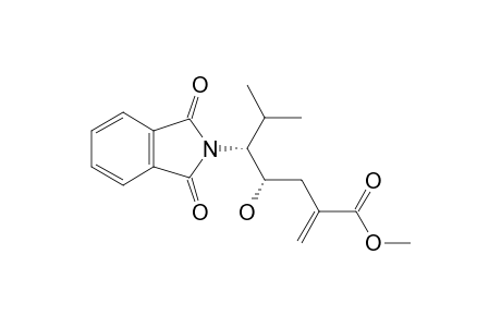 2-[(2S,3R)-3-(1,3-diketoisoindolin-2-yl)-2-hydroxy-4-methyl-pentyl]acrylic acid methyl ester