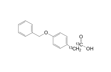4'-Benzyloxy[1,2-13C2]phenylacetic acid