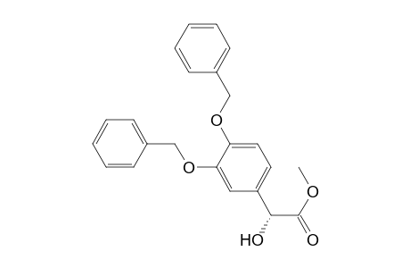 Benzeneacetic acid, .alpha.-hydroxy-3,4-bis(phenylmethoxy)-, methyl ester, (R)-