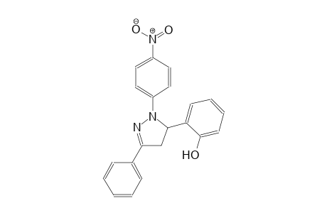 2-[1-(4-nitrophenyl)-3-phenyl-4,5-dihydro-1H-pyrazol-5-yl]phenol