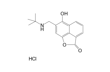 5-Hydroxy-6-tert-butylaminomethylnaphthalene-1,8-carbolacetone hydrochloride