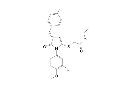 acetic acid, [[(4Z)-1-(3-chloro-4-methoxyphenyl)-4,5-dihydro-4-[(4-methylphenyl)methylene]-5-oxo-1H-imidazol-2-yl]thio]-, ethyl ester