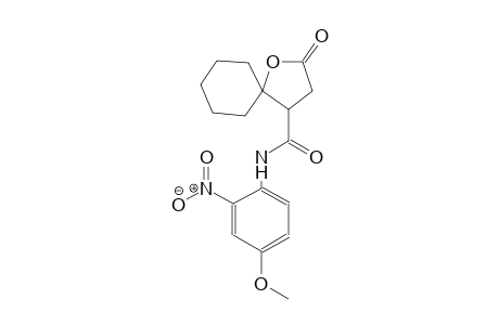 1-oxaspiro[4.5]decane-4-carboxamide, N-(4-methoxy-2-nitrophenyl)-2-oxo-