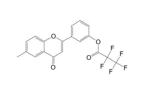 3'-(Pentafluoropropionyl)oxy-6-methylflavone