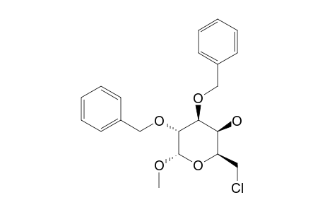 METHYL-2,3-DI-O-BENZYL-6-CHLORO-6-DEOXY-ALPHA-D-GALACTOPYRANOSIDE