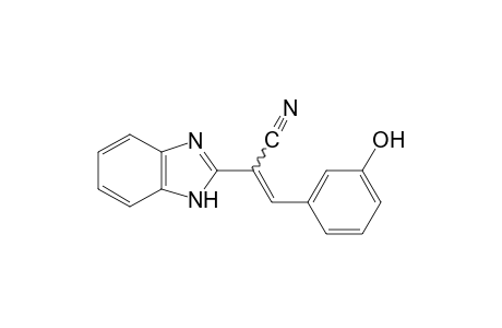 alpha-(m-hydroxybenzylidene)-2-benzimidazoleacetonitrile