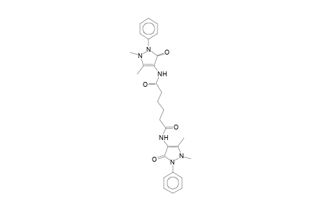 N,N'-Bis[1,5-dimethyl-3(2H)-oxo-2-phenyl-4-pyrazolyl]adipamide