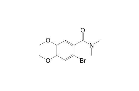 2-bromanyl-4,5-dimethoxy-N,N-dimethyl-benzamide