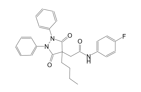 4-pyrazolidineacetamide, 4-butyl-N-(4-fluorophenyl)-3,5-dioxo-1,2-diphenyl-