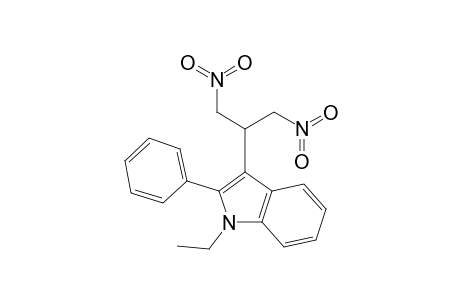 1-Ethyl-3-[2-nitro-1-(nitromethyl)ethyl]-2-phenyl-1H-indole