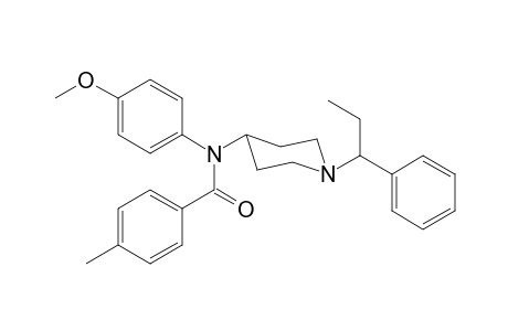 N-4-Methoxyphenyl-N-[1-(1-phenylpropyl)piperidin-4-yl]-4-methylbenzamide