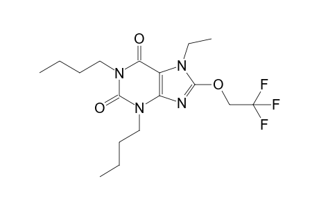 1,3-Dibutyl-7-ethyl-8-(2,2,2-trifluoroethoxy)purine-2,6-dione