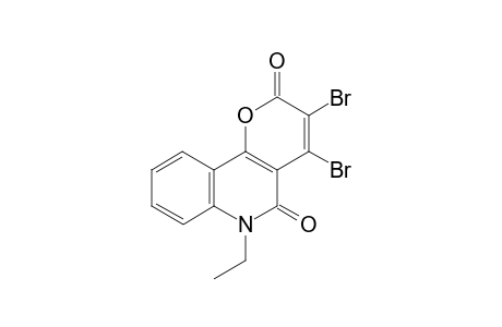6-Ethyl-3,4-dibromo-3H-pyrano[3,2-c]quinolin-2,5-dione