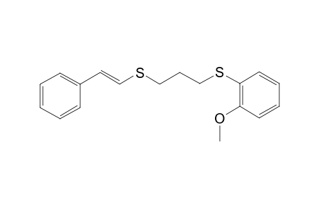 (2-Methoxyphenyl)(3-(styrylthio)propyl)sulfane