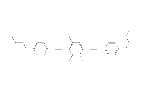 1,4-bis(4-n-butyl-phenylethynyl)-2,3,5-trimethylbenzene