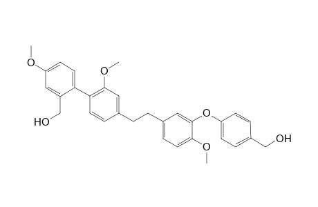1-[4-(2-Hydroxymethyl-4-methoxyphenyl)-3-methoxy-phenyl]-2-[3-(4-hydroxymethylphenoxy)-4-methoxyphenyl]-ethane