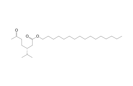 R-(+)-Hexadecyl-3-isopropyl-6-oxoheptanoate