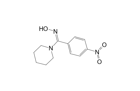 Piperidine, 1-[(hydroxyimino)(4-nitrophenyl)methyl]-