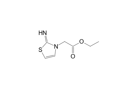 3(2H)-Thiazoleacetic acid, 2-imino-, ethyl ester
