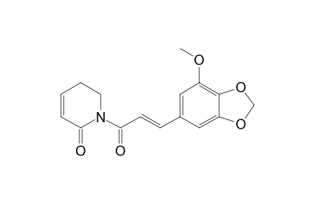 N-(3-METHOXY-4,5-METHYLENEDIOXYCINNAMOYL)-DELTA-(3)-PARIDIN-2-ONE