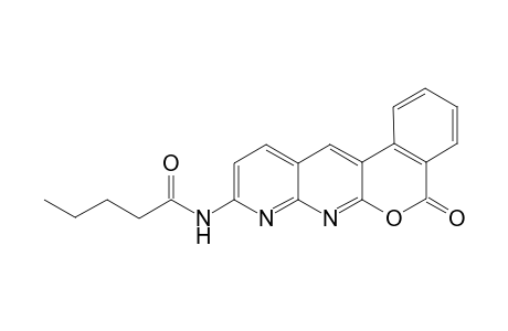 7-Pentanoylamino-[2]benzopyrano-3-oxo-1,8-naphthyridine