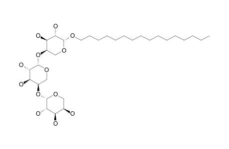 FIRMACOSIDE-A;HEXADECANYL-1-O-ALPHA-D-ARABINOPYRANOSYLOXY-(1->4)-ALPHA-D-ARABINOPYRANOSYLOXY-(1->4)-ALPHA-D-ARABINOPYRANOSIDE