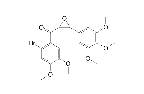 (2-Bromo-4,5-dimethoxyphenyl)[3-(3,4,5-trimethoxyphenyl)-oxiran-2-yl]methanone