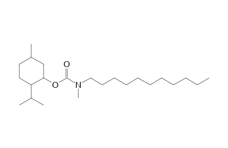 Carbamic acid, N-methyl-N-undecyl-, (1R)-(-)-menthyl ester