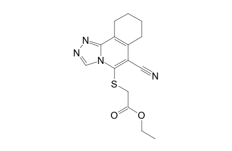 Ethyl-6-cyano-7,8,9,10-tetrahydro[1,2,4]triazolo[3,4-a]isoquinoline-5-sulfanyl acetate