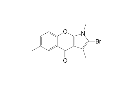2-Bromo-1,3,6-trimethyl-[1]benzopyrano[2,3-b]pyrrol-4(1H)-one