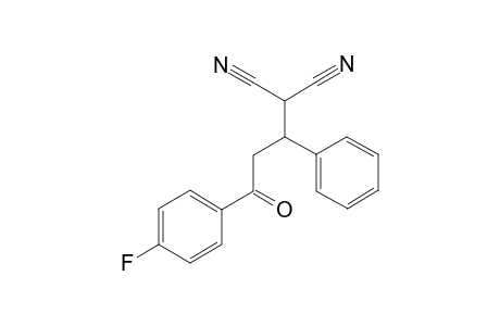 2-[3-(4-fluoro-phenyl)-3-oxo-1-phenyl-propyl]-malononitrile
