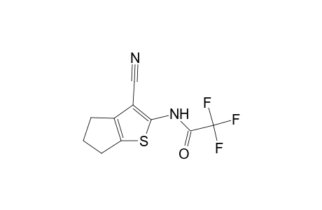 N-(3-Cyano-5,6-dihydro-4H-cyclopenta[b]thien-2-yl)-2,2,2-trifluoroacetamide