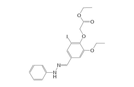 ethyl {2-ethoxy-6-iodo-4-[(E)-(phenylhydrazono)methyl]phenoxy}acetate