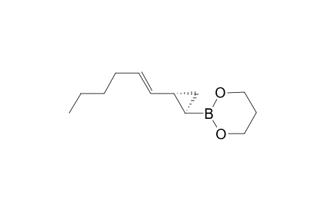 2-[2'-(Hex-1"-enyl)cyclopropyl]-1,3,2-dioxaborinane