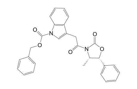 (4S,5R)-3-[(1-Benzyloxycarbonylindol-3-yl)acetyl]-4-methyl-5-phenyl-1,3-oxazolidin-2-one