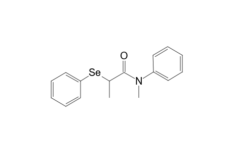 N-methyl-N-phenyl-2-(phenylseleno)propanamide