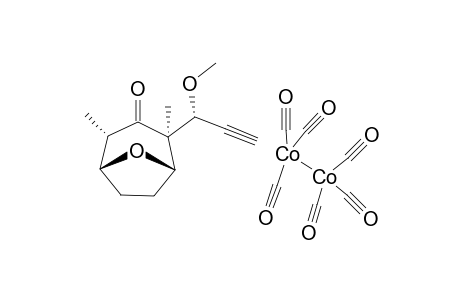 Hexacarbonyl.mi.-{.eta.(4)-[2,4-dimethyl-2-(1-methoxy-2-propyn-1-yl]-8-oxabicyclo[3.2.1]octne-3-one]}dicolt