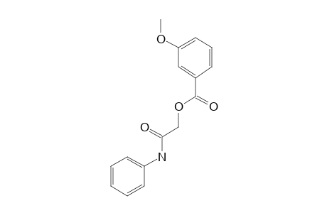 2-Anilino-2-oxoethyl 3-methoxybenzoate